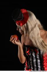 CHRISTY STANDING POSE WITH APPLE